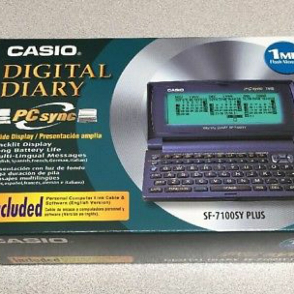 Casio ..digital diary sf_7100sy pcsync